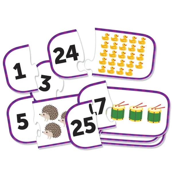 Counting Puzzle Cards