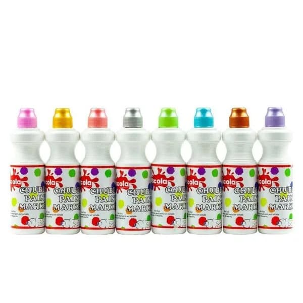Scola Chubbi Paint Markers Assorted Metallics