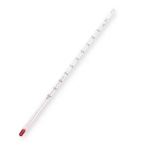 Alcohol Glass Thermometer Red Spirit Filled