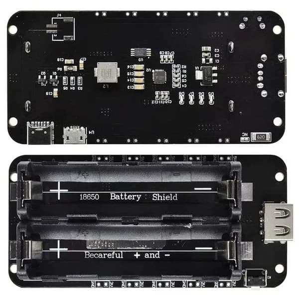 2 Channel 18650 Battery Holder Protection Board