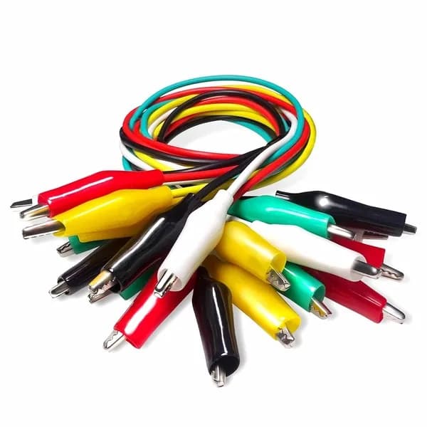 Alligator Double-ended Test Clip Jumper Wire ( Pack of 10pcs)