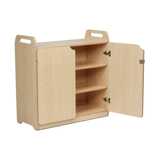 Lockable Storage Unit with Mirror