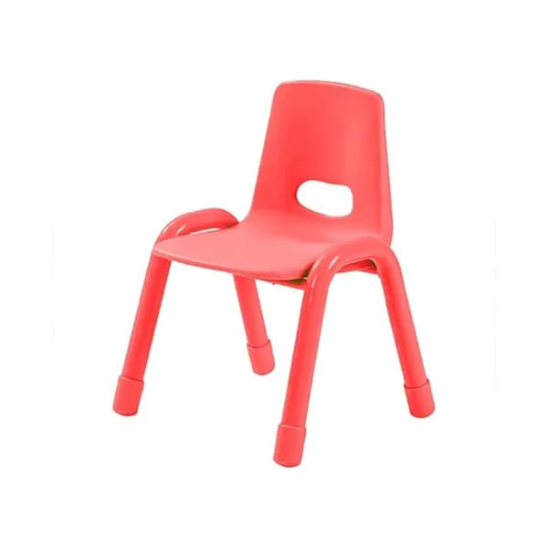 Plastic Chair with Metal Legs - H300mm