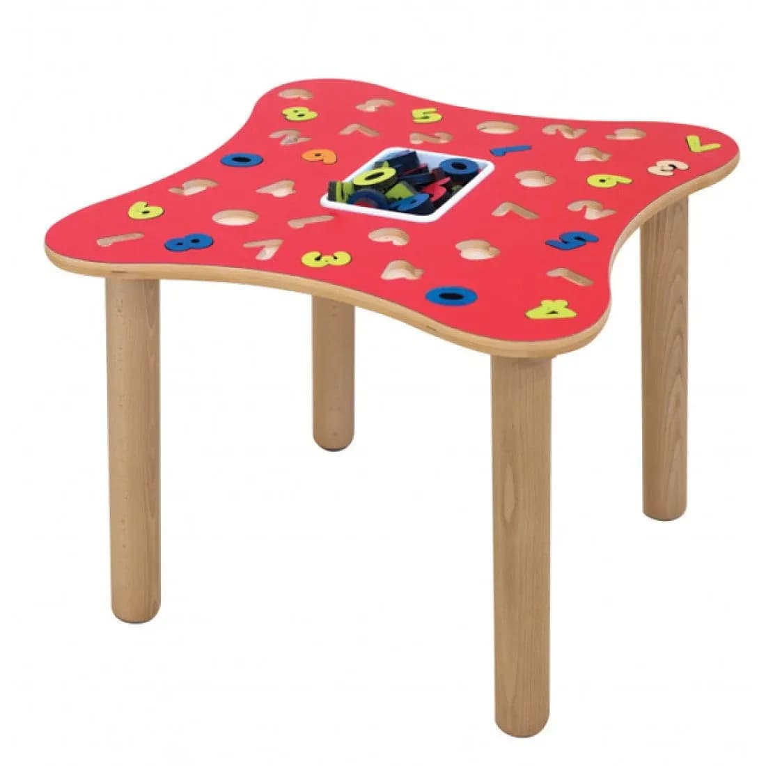 Wooden Activity Table (Numbers) H700mm