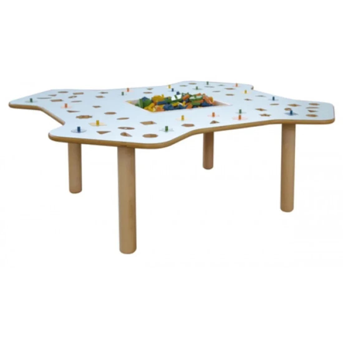 Wooden Activity Table (Shapes) H530mm