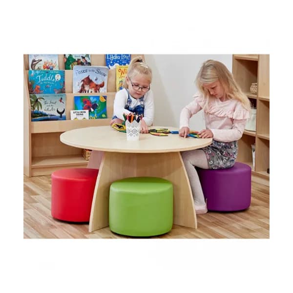 Activity Table with Four Dot Seats