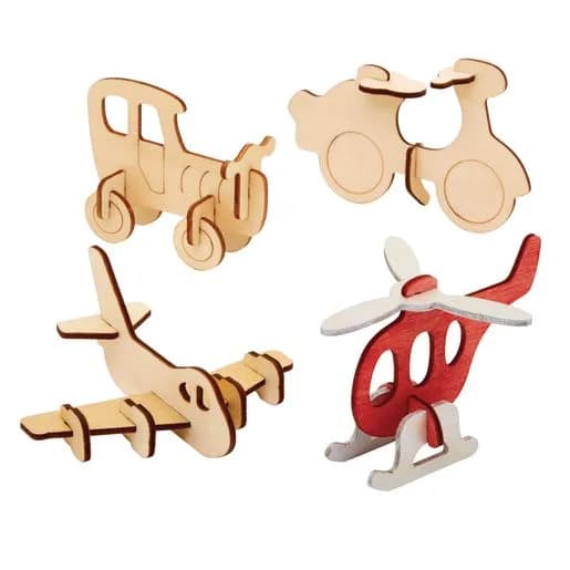 Wooden Vehicle Puzzles