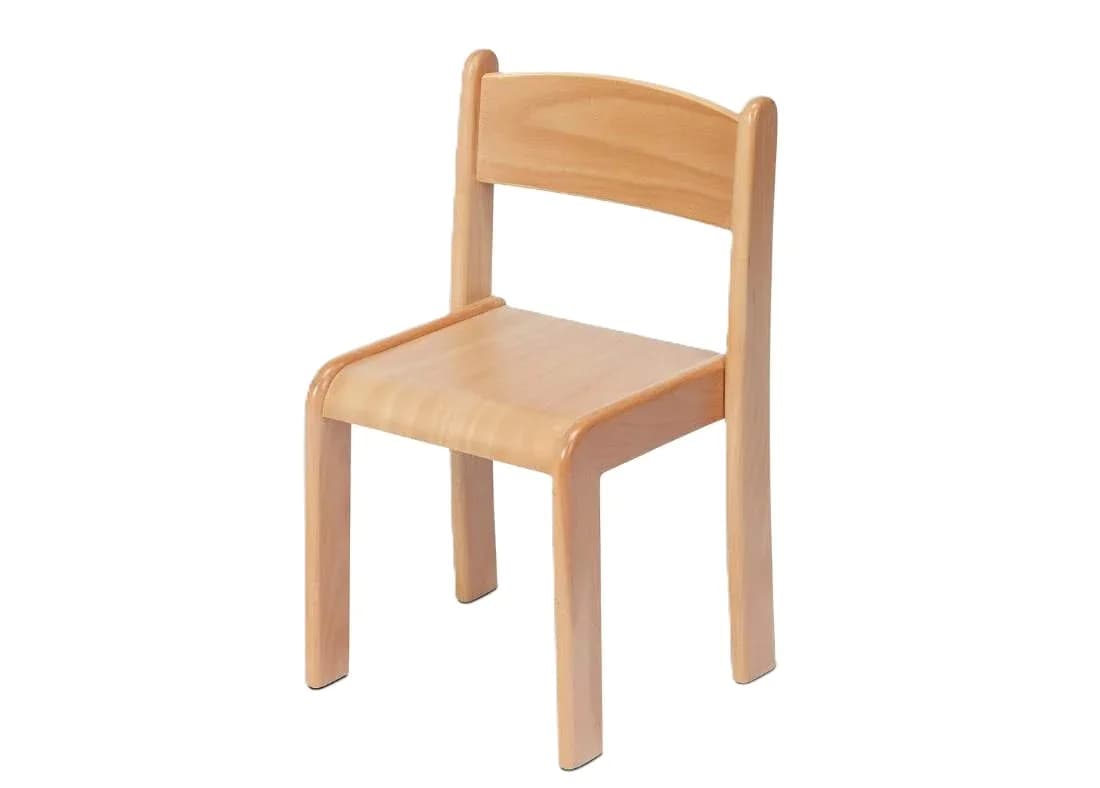 Beech Stacking Chair - H310mm