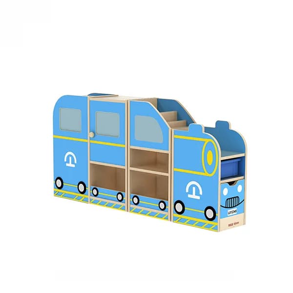Themed Style Storage Blue Train