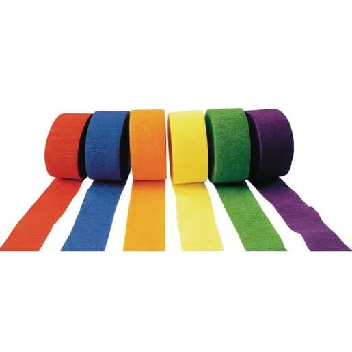 Crepe Paper - Streamers 6PCS