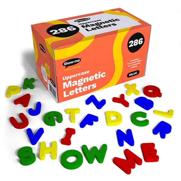 Magnetic Uppercase Letters - Box of 286