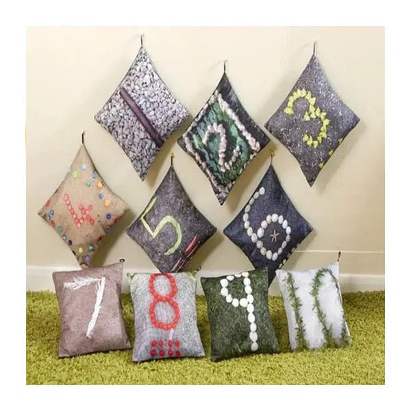 Nature Number Cushions