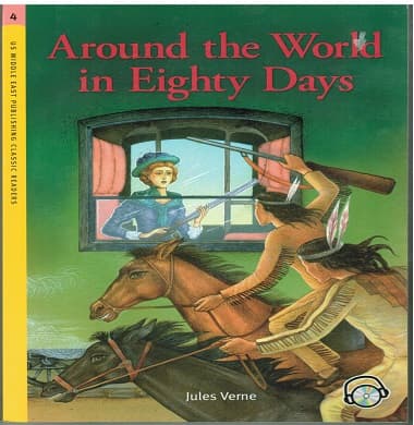 US Middle East Classic Readers - Level 4 -: Around the World in Eighty Days Student's Book with Audio CD