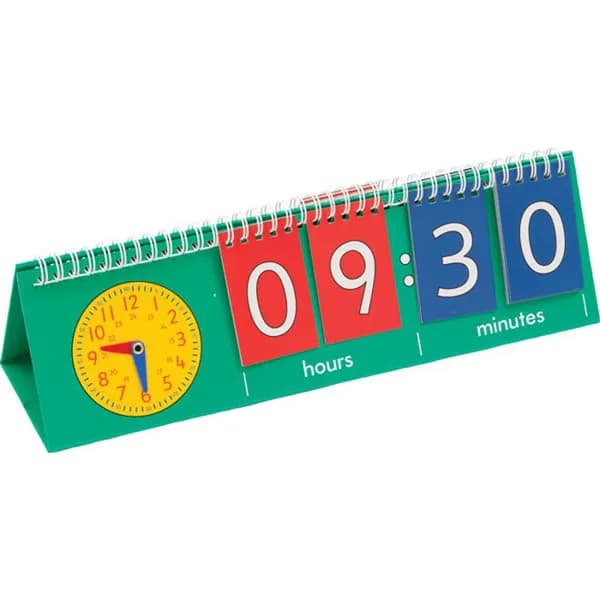 Tell Time Flip Chart
