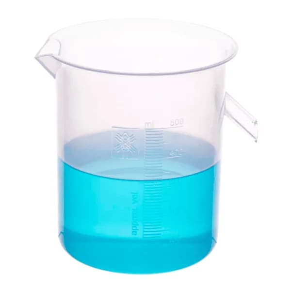 Plastic Displacement vessel 500ml