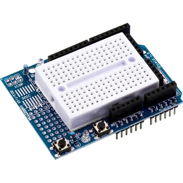 Ardiuno UNO R3 ProtoShield with Mini Breadboard