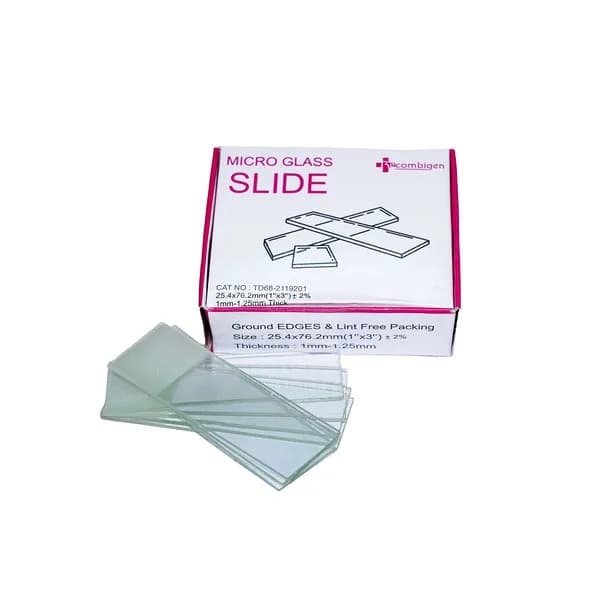 Microslide Glass 25.4x76.2mm (Pack of 50pcs)
