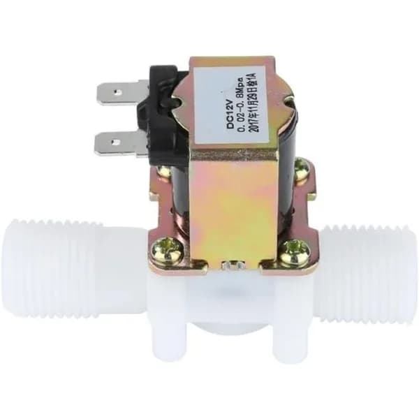 G1/2 DC 12V DN15 Pressure Normal Closed Plastic Solenoid Valve