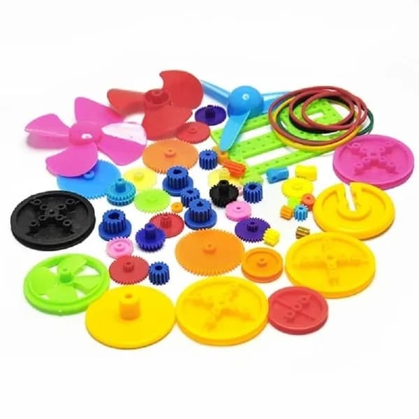 Colorful Plastic Gear DIY Kit