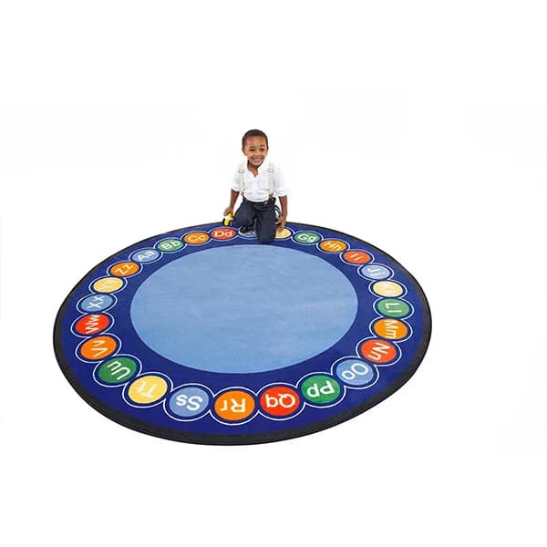 ABC Round Rug