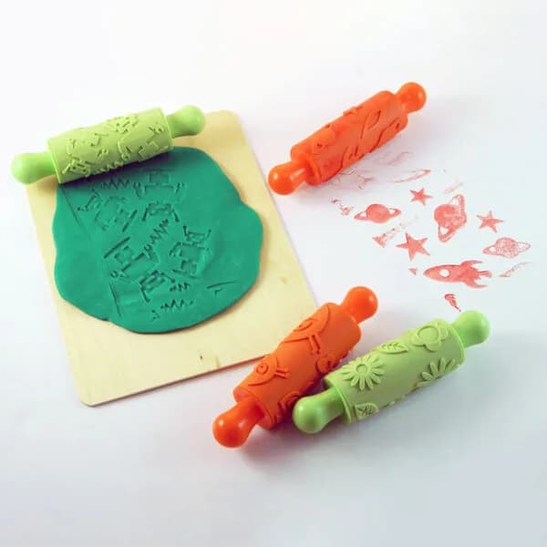Rolling Pin - Patterned (Rubber)