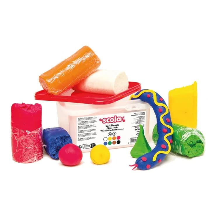 Soft Dough - Multicolour 8PCS