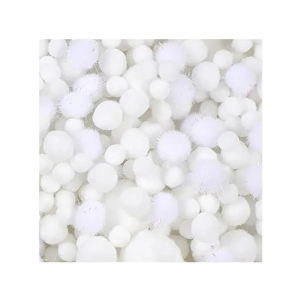 Pom Poms - White