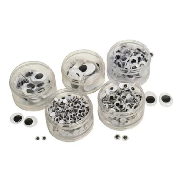 Wiggly Eyes - Black 560PCS