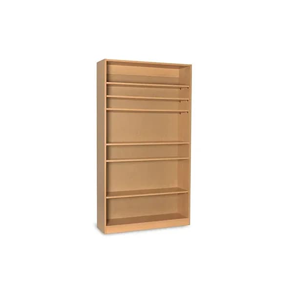 Open Bookcase With 1 Fixed and 2 Adjustable Shelves - H1500mm