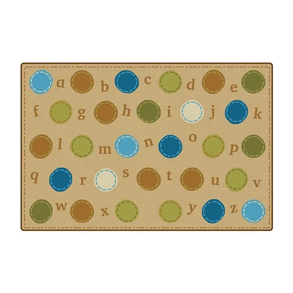 Alphabet Dots Nature - Large
