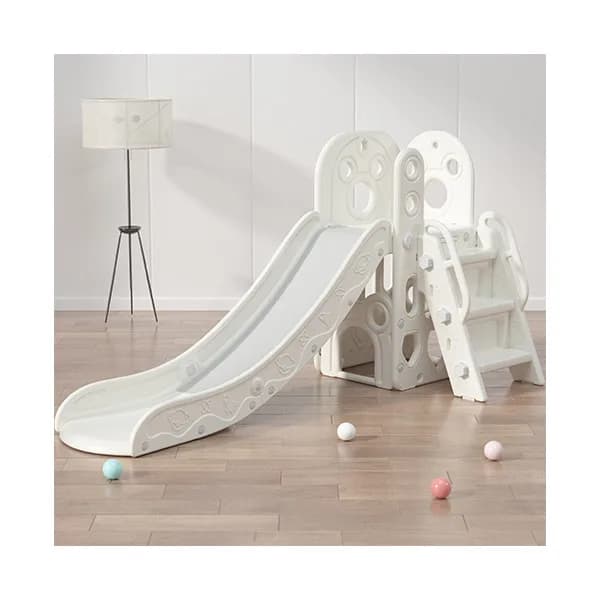 Slide with Climbing Steps, Ball Frame and Storage
