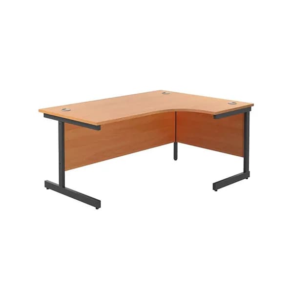Single Upright Right Hand Radial Desk
