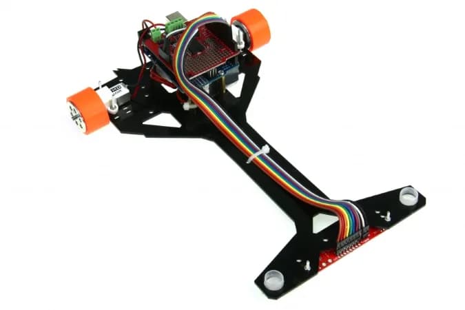 Pid Based Line Follower Robot Kit (Without Battery)