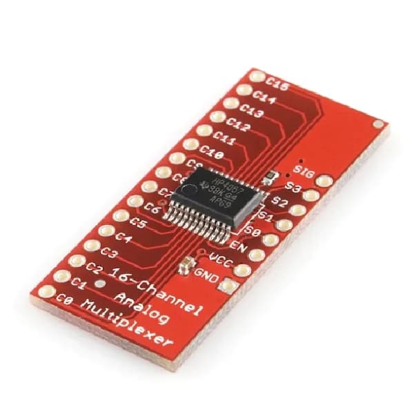 CD74HC4067 16 channel Analog/Digital MUX Breakout