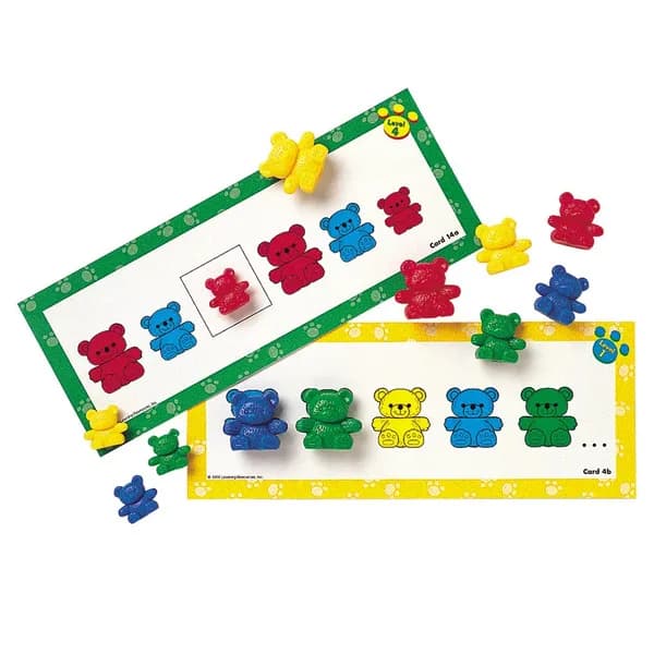 Three Bear Family Pattern Cards