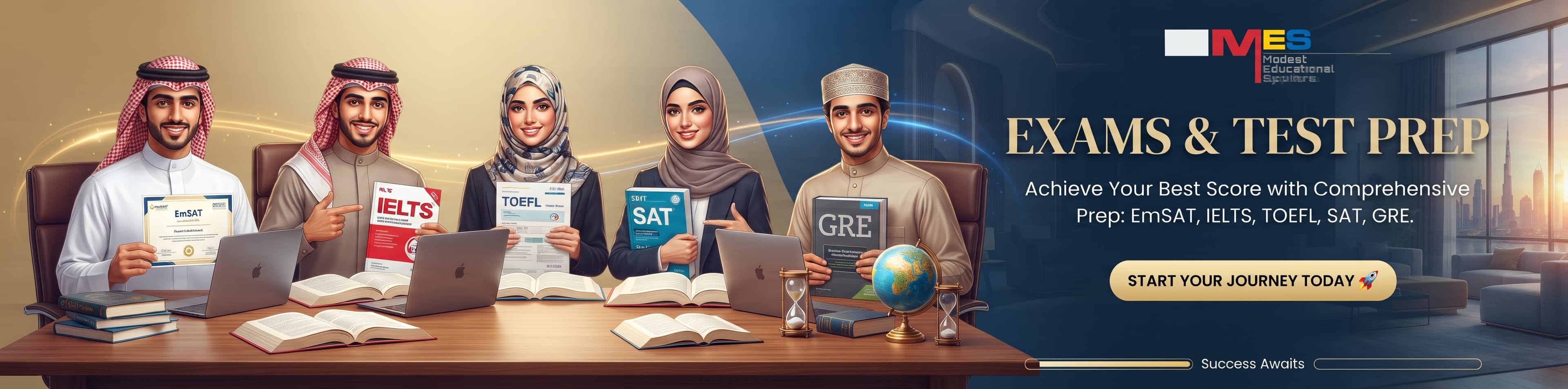 Exams & Test Prep banner